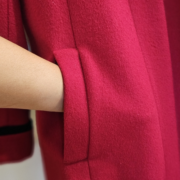 Offers Vintage Albert Nipon Red Long Coat - Picture 7 of 14